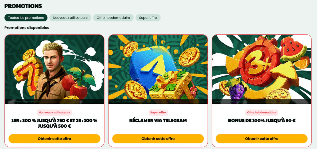Avant d'accepter un bonus